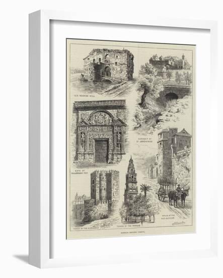 Rambling Sketches, Cordova-Alfred Robert Quinton-Framed Giclee Print