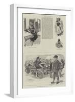 Rambling Sketches, Dutch Folk-null-Framed Giclee Print