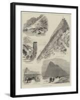 Rambling Sketches, Gibraltar-Alfred Robert Quinton-Framed Giclee Print