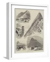 Rambling Sketches, Gibraltar-Alfred Robert Quinton-Framed Giclee Print