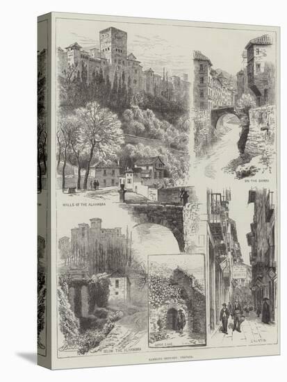 Rambling Sketches, Granada-Alfred Robert Quinton-Stretched Canvas