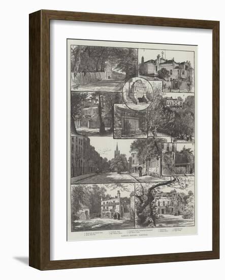 Rambling Sketches, Hampstead-William Henry James Boot-Framed Giclee Print