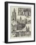 Rambling Sketches in Prague-null-Framed Giclee Print