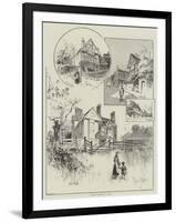 Rambling Sketches in Sussex-Herbert Railton-Framed Giclee Print