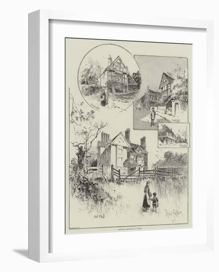 Rambling Sketches in Sussex-Herbert Railton-Framed Giclee Print