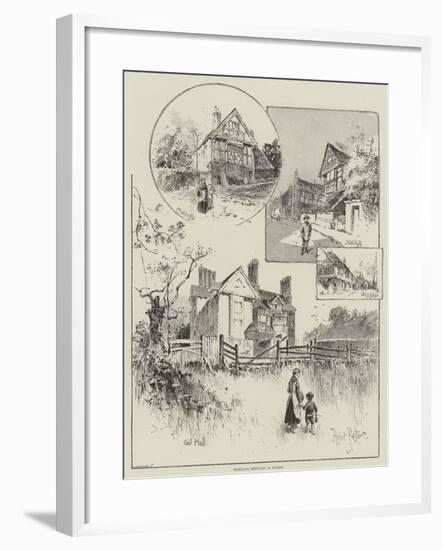 Rambling Sketches in Sussex-Herbert Railton-Framed Giclee Print