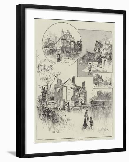 Rambling Sketches in Sussex-Herbert Railton-Framed Giclee Print