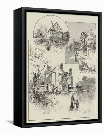 Rambling Sketches in Sussex-Herbert Railton-Framed Stretched Canvas
