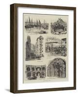 Rambling Sketches, Lisbon-null-Framed Giclee Print