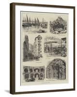 Rambling Sketches, Lisbon-null-Framed Giclee Print