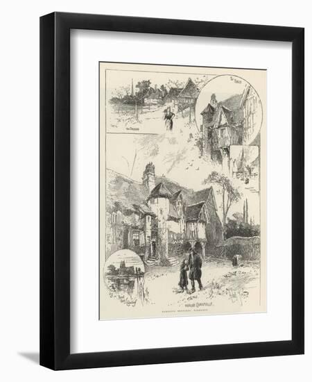 Rambling Sketches, Normandy-Herbert Railton-Framed Giclee Print