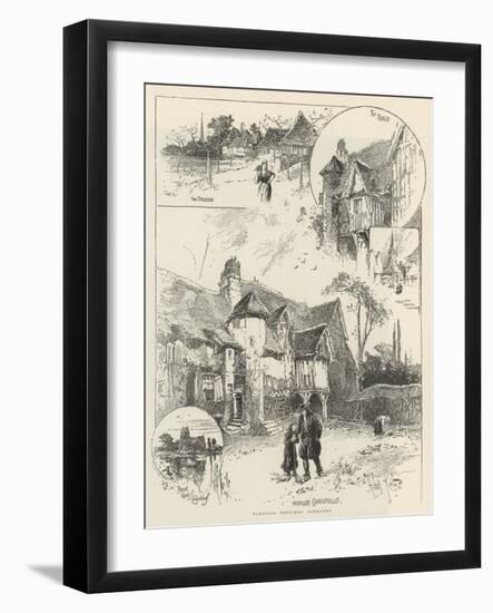 Rambling Sketches, Normandy-Herbert Railton-Framed Giclee Print