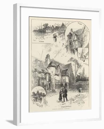 Rambling Sketches, Normandy-Herbert Railton-Framed Giclee Print