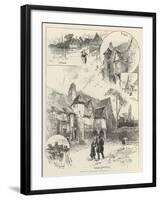 Rambling Sketches, Normandy-Herbert Railton-Framed Giclee Print