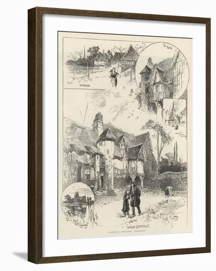 Rambling Sketches, Normandy-Herbert Railton-Framed Giclee Print