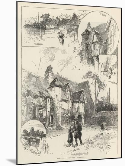 Rambling Sketches, Normandy-Herbert Railton-Mounted Giclee Print