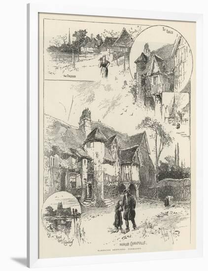 Rambling Sketches, Normandy-Herbert Railton-Framed Giclee Print