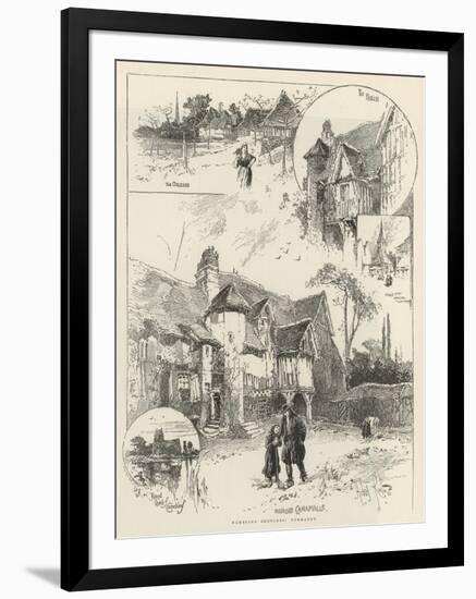 Rambling Sketches, Normandy-Herbert Railton-Framed Giclee Print