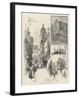 Rambling Sketches, Our Artist in Normandy-Herbert Railton-Framed Giclee Print