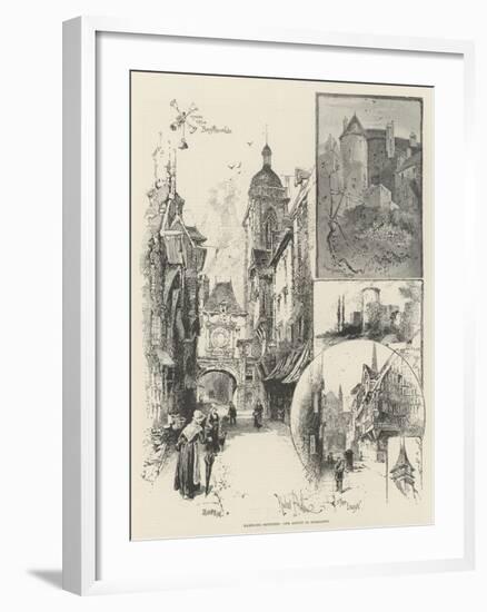 Rambling Sketches, Our Artist in Normandy-Herbert Railton-Framed Giclee Print