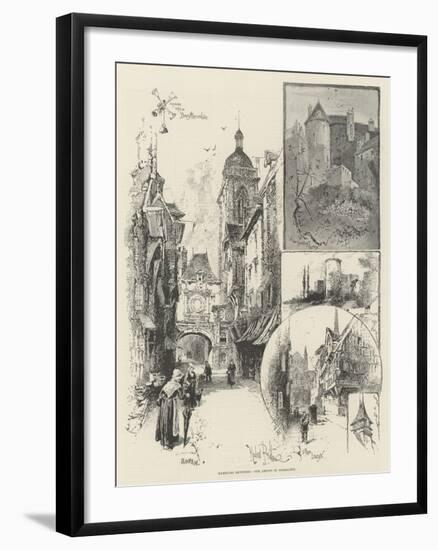 Rambling Sketches, Our Artist in Normandy-Herbert Railton-Framed Giclee Print