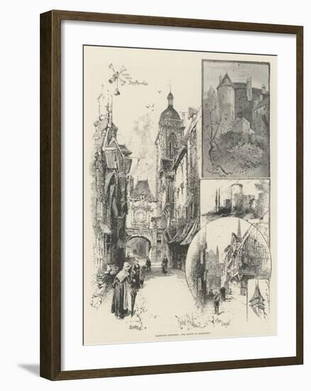 Rambling Sketches, Our Artist in Normandy-Herbert Railton-Framed Giclee Print