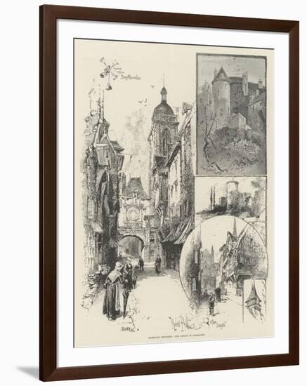 Rambling Sketches, Our Artist in Normandy-Herbert Railton-Framed Giclee Print