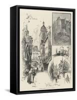 Rambling Sketches, Our Artist in Normandy-Herbert Railton-Framed Stretched Canvas