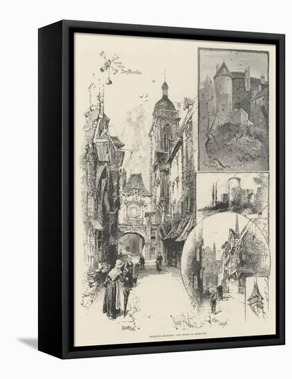 Rambling Sketches, Our Artist in Normandy-Herbert Railton-Framed Stretched Canvas