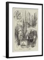 Rambling Sketches, Rouen, Normandy-Herbert Railton-Framed Giclee Print