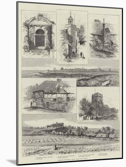 Rambling Sketches, Round About Deal, Kent-null-Mounted Giclee Print