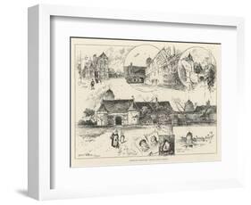 Rambling Sketches, Round About Dieppe-Herbert Railton-Framed Giclee Print