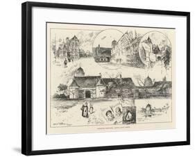 Rambling Sketches, Round About Dieppe-Herbert Railton-Framed Giclee Print