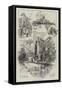 Rambling Sketches, Wells, Somerset-Herbert Railton-Framed Stretched Canvas