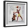 Ramesses II Striking an Ethiopian Prisoner-Ippolito Rosellini-Framed Giclee Print