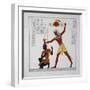 Ramesses II Striking an Ethiopian Prisoner-Ippolito Rosellini-Framed Giclee Print