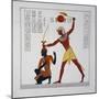 Ramesses II Striking an Ethiopian Prisoner-Ippolito Rosellini-Mounted Giclee Print