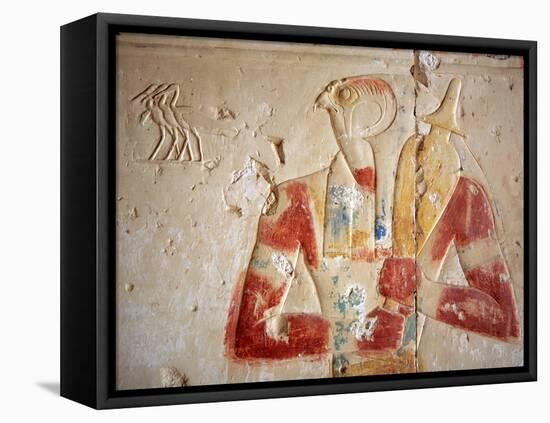 Ramesses Ii Temple (13th Century BC), Abydos, Egypt-Ivan Vdovin-Framed Stretched Canvas