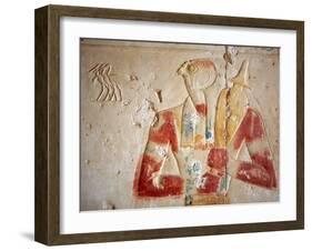 Ramesses Ii Temple (13th Century BC), Abydos, Egypt-Ivan Vdovin-Framed Photographic Print