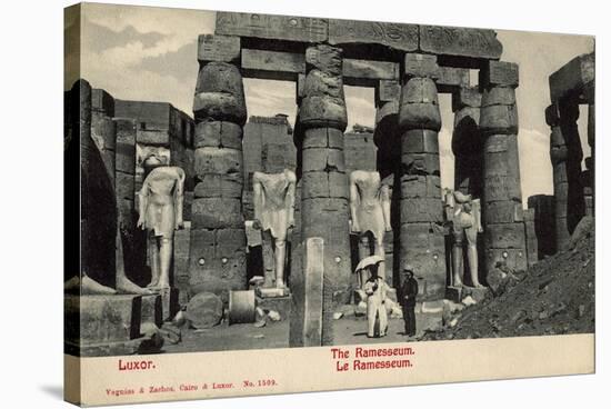 Ramesseum of Rameses II, Thebes, Egypt-null-Stretched Canvas