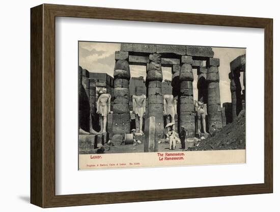 Ramesseum of Rameses II, Thebes, Egypt-null-Framed Photographic Print