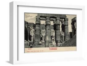 Ramesseum of Rameses II, Thebes, Egypt-null-Framed Photographic Print