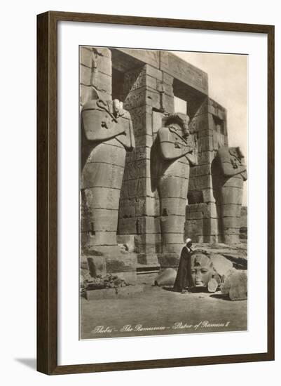 Ramesseum, Thebes, Egypt-null-Framed Art Print