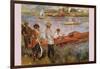 Rameurs a Chatou-Edouard Manet-Framed Art Print