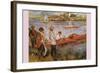 Rameurs a Chatou-Edouard Manet-Framed Art Print