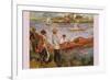 Rameurs a Chatou-Edouard Manet-Framed Premium Giclee Print