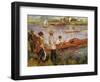 Rameurs a Chatou-Edouard Manet-Framed Art Print