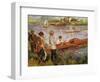 Rameurs a Chatou-Edouard Manet-Framed Art Print