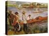 Rameurs a Chatou-Edouard Manet-Stretched Canvas