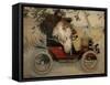 Ramon Casas and Pere Romeu in a Motor Car. 1901-Ramon Casas i Carbó-Framed Stretched Canvas